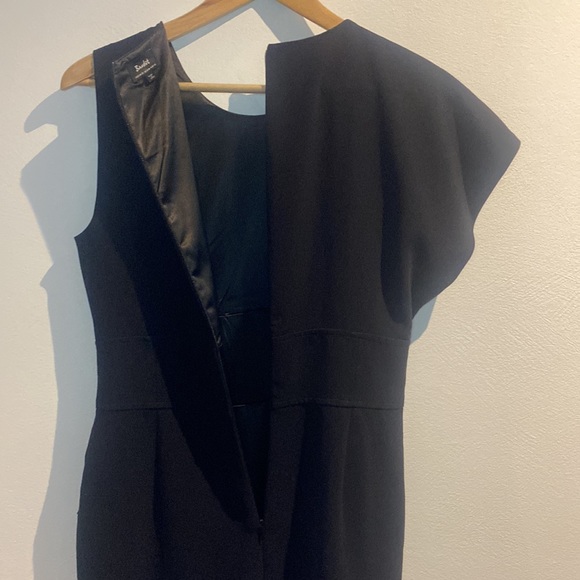 Bardot - Black Dress Asymmetrical Hem - Size 12 - Picture 8 of 10